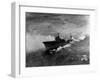A Japanese Cruiser (Katori Class) Sinking off the Coast of French Indo-China after Attack by Sb2c's-null-Framed Photographic Print