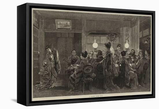 A Japanese Dinner Party-Felix Regamey-Framed Stretched Canvas