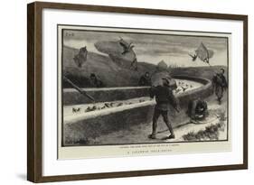 A Japanese Duck-Decoy-null-Framed Giclee Print