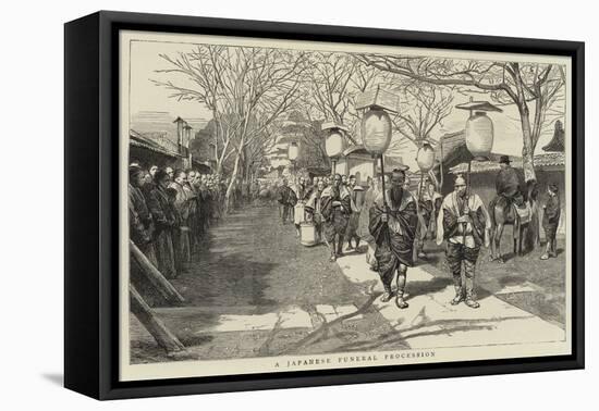 A Japanese Funeral Procession-null-Framed Stretched Canvas
