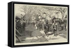 A Japanese Funeral Procession-null-Framed Stretched Canvas