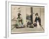 A Japanese Lady and Her Maidservant-null-Framed Photographic Print