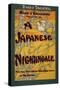 A Japanese Nightingale Theatrical Play Poster-Lantern Press-Stretched Canvas