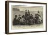 A Japanese Picnic on the Seashore-null-Framed Premium Giclee Print