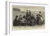 A Japanese Picnic on the Seashore-null-Framed Premium Giclee Print