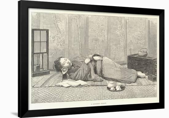 A Japanese Pillow-Thomas Harrington Wilson-Framed Giclee Print