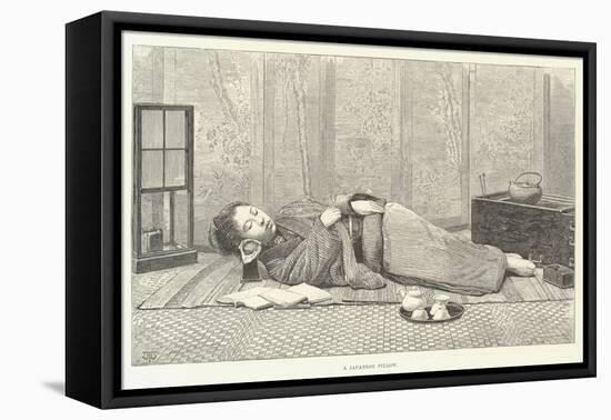 A Japanese Pillow-Thomas Harrington Wilson-Framed Stretched Canvas