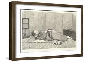 A Japanese Pillow-Thomas Harrington Wilson-Framed Giclee Print