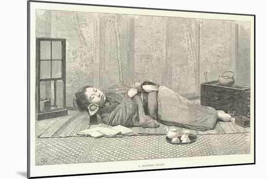 A Japanese Pillow-Thomas Harrington Wilson-Mounted Giclee Print