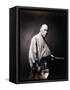 A Japanese Samurai, C.1864-1866-Felice Beato-Framed Stretched Canvas