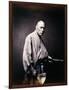 A Japanese Samurai, C.1864-1866-Felice Beato-Framed Giclee Print