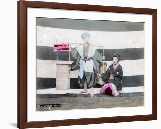 A Japanese Theatre-null-Framed Giclee Print