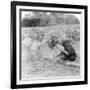 A Japanese Umbrella Maker, Kobe, Japan, 1896-Underwood & Underwood-Framed Photographic Print