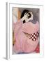 A Japanese Woman Dressing Her Hair, 1920S-Hashiguchi Goyo-Framed Giclee Print