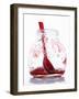 A Jar with Remains of Raspberry Jelly and Spoon-Marc O^ Finley-Framed Photographic Print