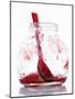 A Jar with Remains of Raspberry Jelly and Spoon-Marc O^ Finley-Mounted Photographic Print