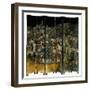 A Jean Dunand Six-Fold Lacquer Screen, Depicting a View of the Village Uzerches-Jean Dunand-Framed Giclee Print