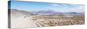 A Jeep on a Road Near the Salar De Uyuni-Alex Saberi-Stretched Canvas