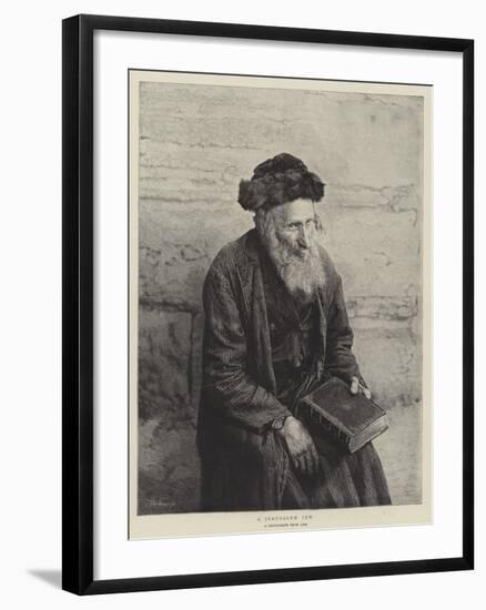 A Jerusalem Jew-null-Framed Giclee Print