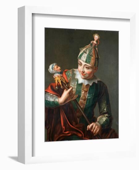 A Jester-Philippe Mercier-Framed Giclee Print