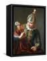 A Jester-Philippe Mercier-Framed Stretched Canvas