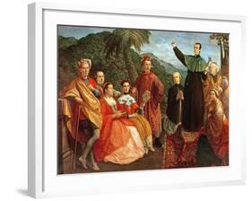 A Jesuit and His Family-Marco Benefial-Framed Giclee Print