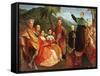 A Jesuit and His Family-Marco Benefial-Framed Stretched Canvas