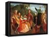 A Jesuit and His Family-Marco Benefial-Framed Stretched Canvas