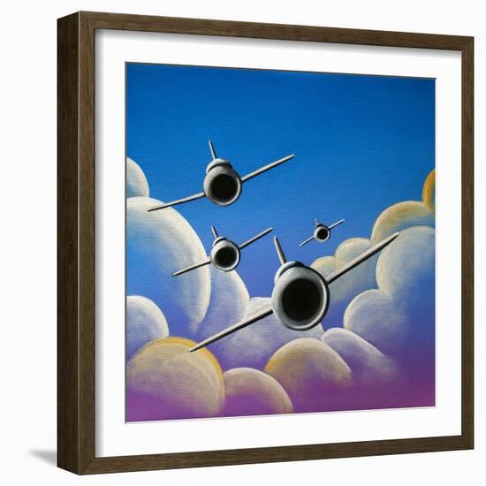 A Jet Quartet-Cindy Thornton-Framed Art Print