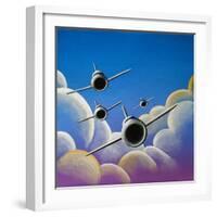 A Jet Quartet-Cindy Thornton-Framed Art Print