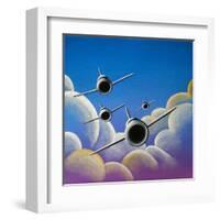 A Jet Quartet-Cindy Thornton-Framed Art Print