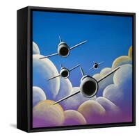 A Jet Quartet-Cindy Thornton-Framed Stretched Canvas