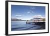 A Jetty at the Edge of Derwent Water in the Lake District National Park-Julian Elliott-Framed Photographic Print