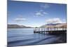 A Jetty at the Edge of Derwent Water in the Lake District National Park-Julian Elliott-Mounted Photographic Print