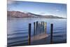 A Jetty at the Edge of Derwent Water in the Lake District National Park-Julian Elliott-Mounted Photographic Print