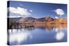 A Jetty at the Edge of Derwent Water in the Lake District National Park-Julian Elliott-Stretched Canvas