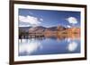 A Jetty at the Edge of Derwent Water in the Lake District National Park-Julian Elliott-Framed Photographic Print