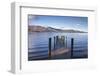 A Jetty at the Edge of Derwent Water in the Lake District National Park-Julian Elliott-Framed Photographic Print