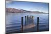 A Jetty at the Edge of Derwent Water in the Lake District National Park-Julian Elliott-Mounted Photographic Print