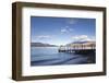 A Jetty at the Edge of Derwent Water in the Lake District National Park-Julian Elliott-Framed Photographic Print