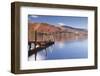 A Jetty at the Edge of Derwent Water in the Lake District National Park-Julian Elliott-Framed Photographic Print