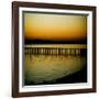 A Jetty with a Figure-Trigger Image-Framed Photographic Print