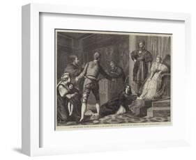 A Jew's Daughter Accused of Witchcraft in the Middle Ages-John Evan Hodgson-Framed Giclee Print