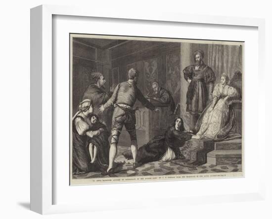 A Jew's Daughter Accused of Witchcraft in the Middle Ages-John Evan Hodgson-Framed Giclee Print