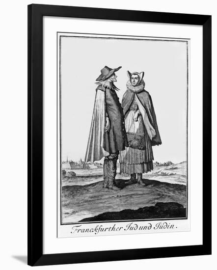 A Jewish Couple from Frankfurt-null-Framed Giclee Print