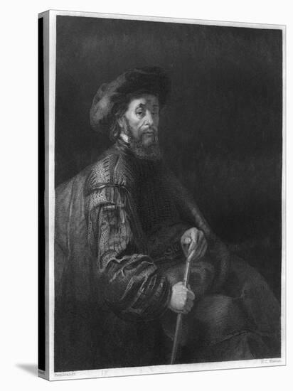 A Jewish Merchant, Mid 19th Century-Henry Chawnes Shenton-Stretched Canvas