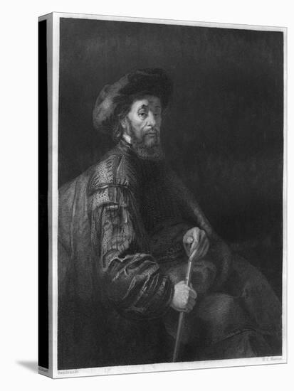 A Jewish Merchant, Mid 19th Century-Henry Chawnes Shenton-Stretched Canvas