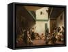 A Jewish Wedding in Morocco, 1839-Eugene Delacroix-Framed Stretched Canvas