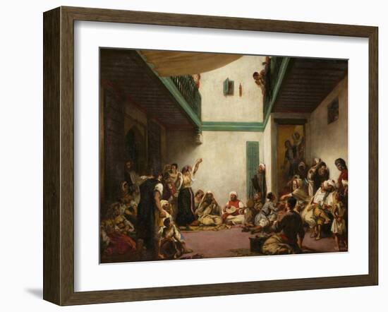 A Jewish Wedding in Morocco, 1839-Eugene Delacroix-Framed Giclee Print