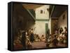 A Jewish Wedding in Morocco, 1839-Eugene Delacroix-Framed Stretched Canvas
